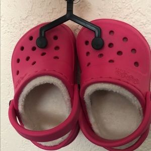 Pink Crocs